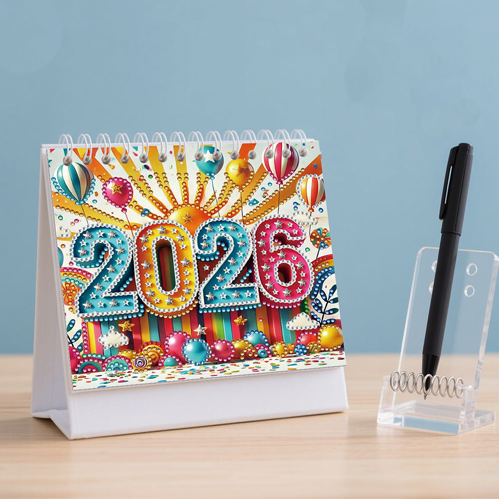 5D/DIY Diamond Painting Calendar Kit Partial Drill Diamond Art Paper Calendar