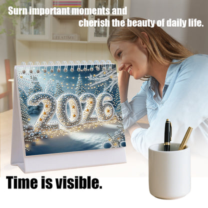 5D/DIY Diamond Painting Calendar Kit Partial Drill Diamond Art Paper Calendar