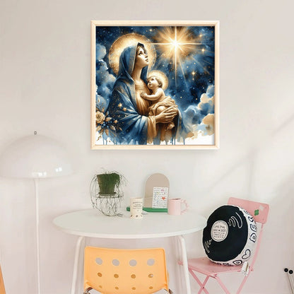 Virgin Mary - 11CT Stamped Cross Stitch 40*40CM