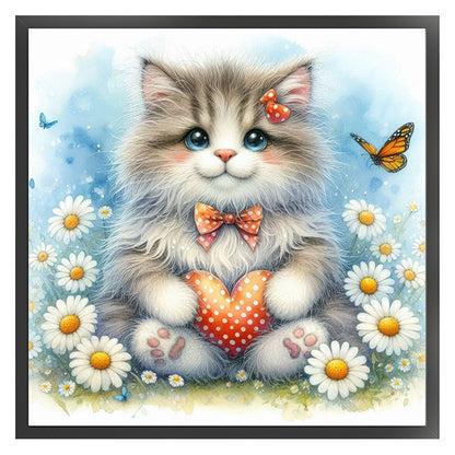 Daisy Flowers - 11CT Stamped Cross Stitch 40*40CM