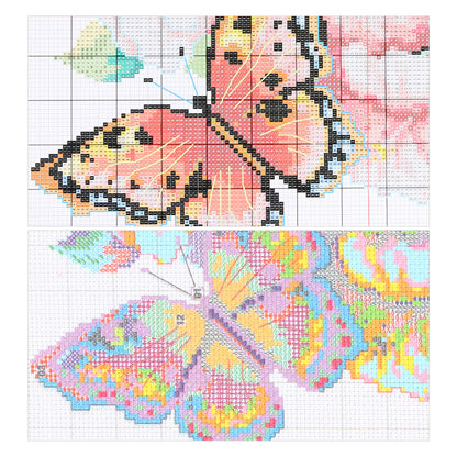 Skull - 11CT Stamped Cross Stitch 40*40CM