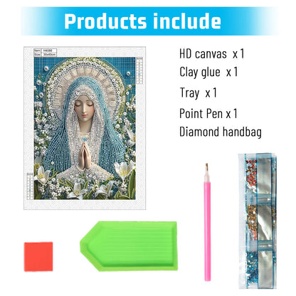 Religious Madonna - Special Shaped Drill Diamond Painting 30*40CM