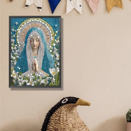 Religious Madonna - Special Shaped Drill Diamond Painting 30*40CM