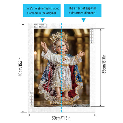 Religious Madonna - Special Shaped Drill Diamond Painting 30*40CM
