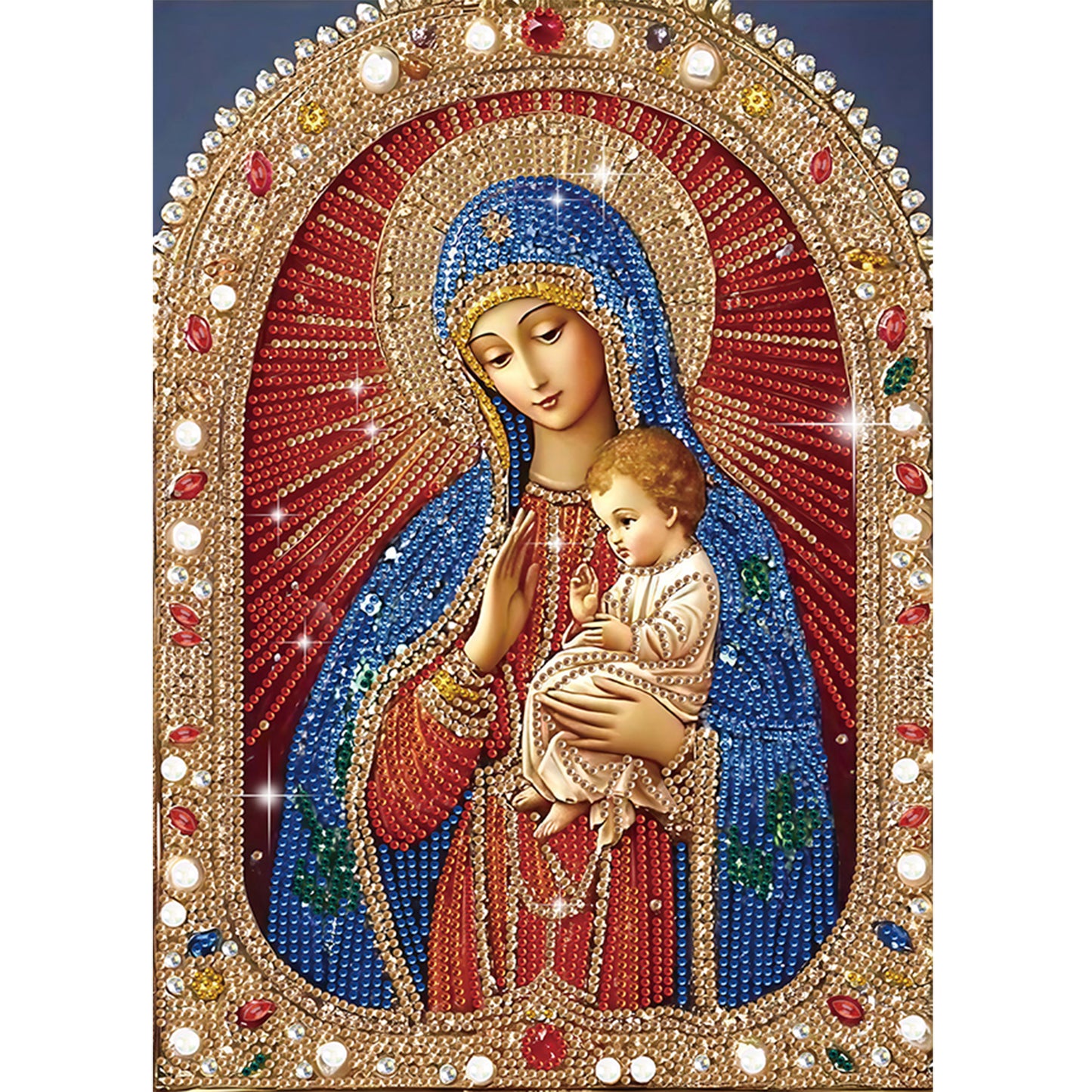 Religious Madonna - Special Shaped Drill Diamond Painting 30*40CM