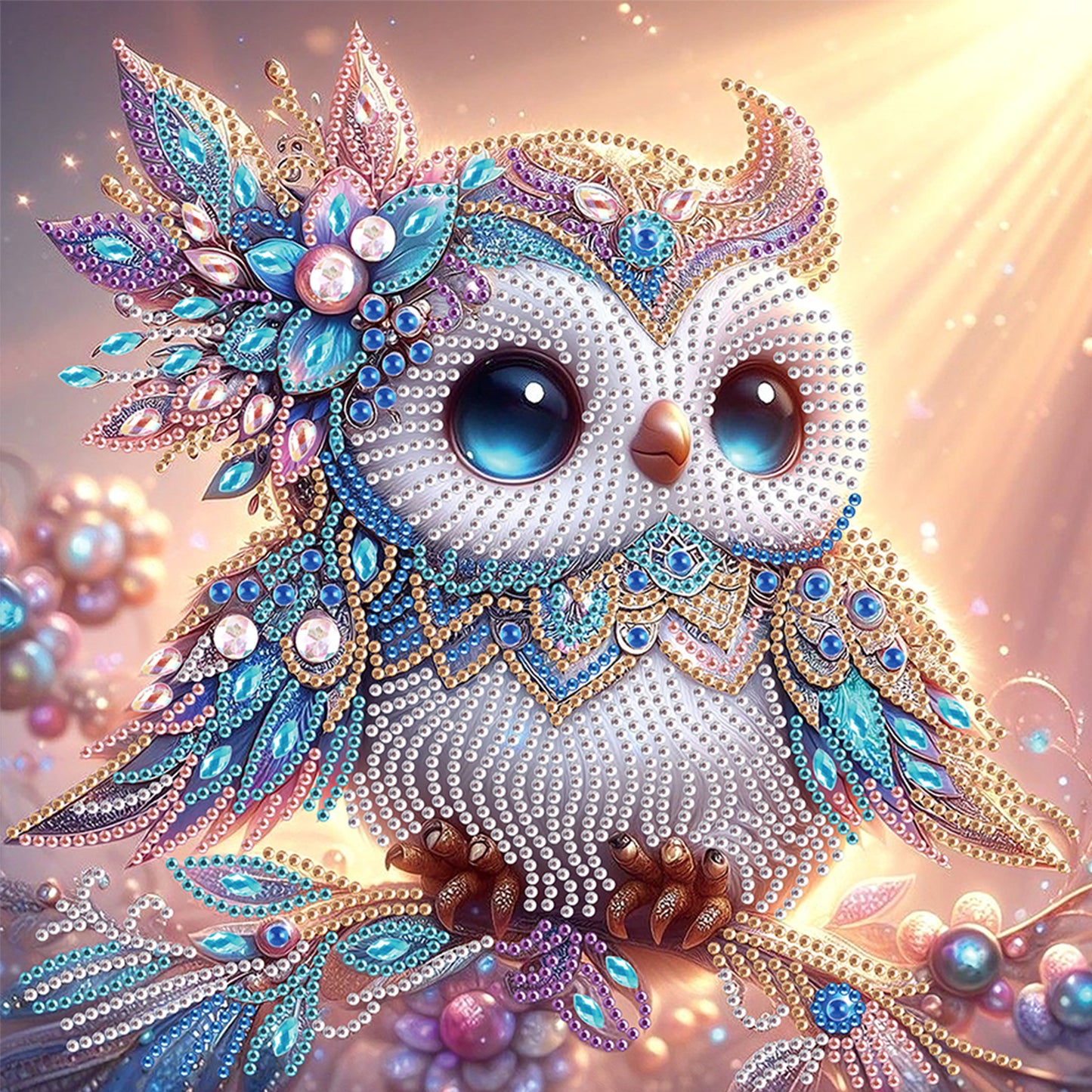 Owl - Special Shaped Drill Diamond Painting 30*30CM