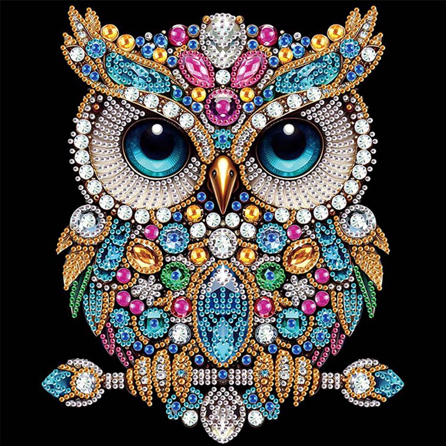 Owl - Special Shaped Drill Diamond Painting 30*30CM