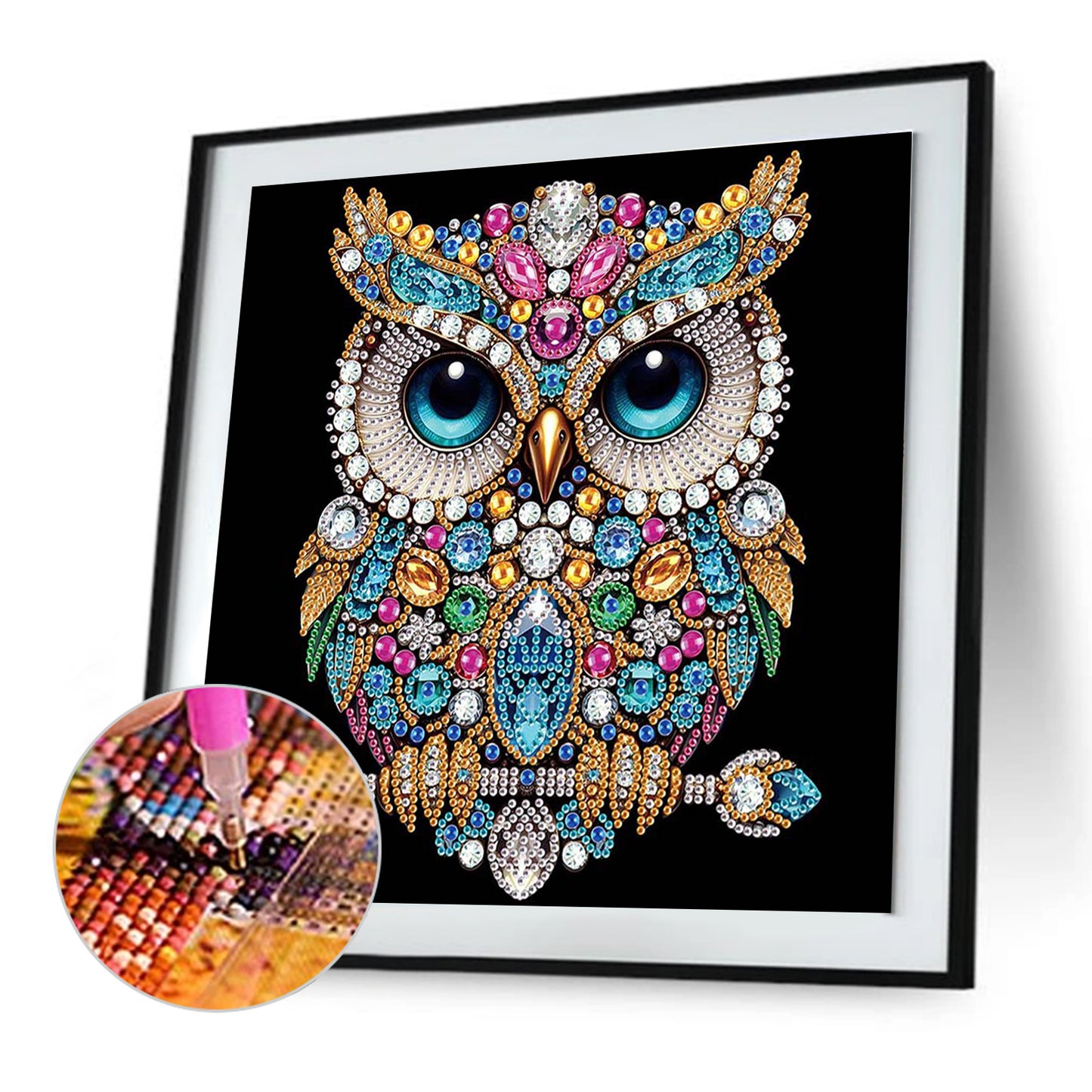 Owl - Special Shaped Drill Diamond Painting 30*30CM