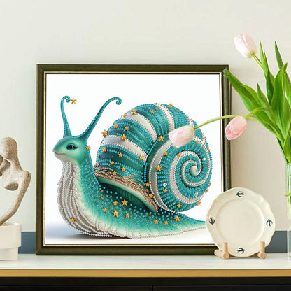 Snail - Special Shaped Drill Diamond Painting 30*30CM