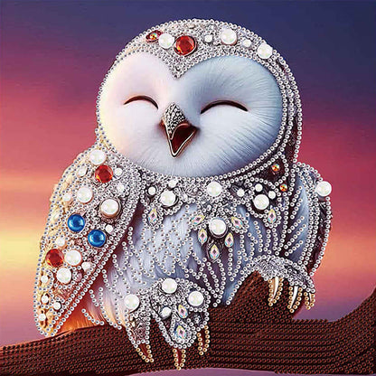 Owl - Special Shaped Drill Diamond Painting 30*30CM