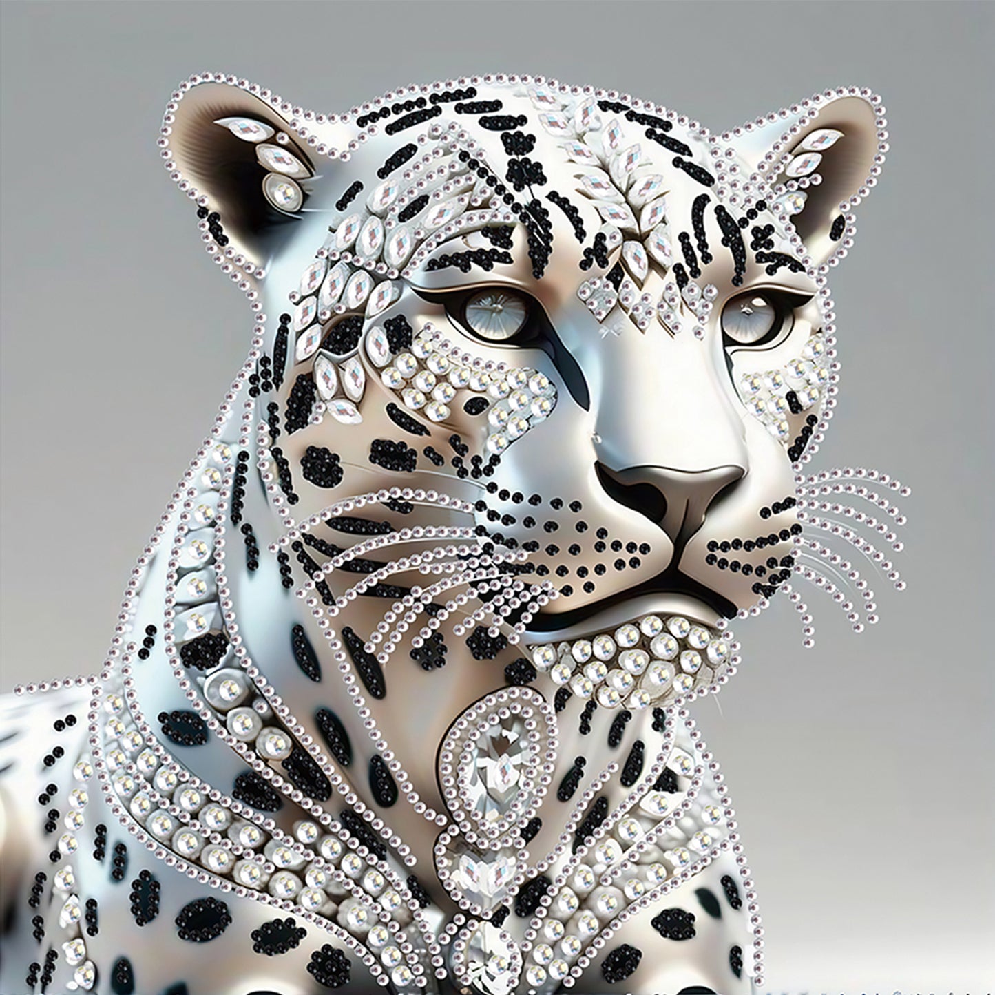 Leopard - Special Shaped Drill Diamond Painting 30*30CM