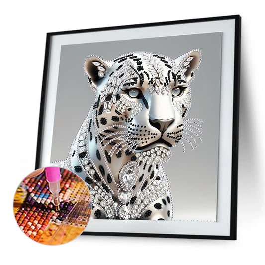 Leopard - Special Shaped Drill Diamond Painting 30*30CM