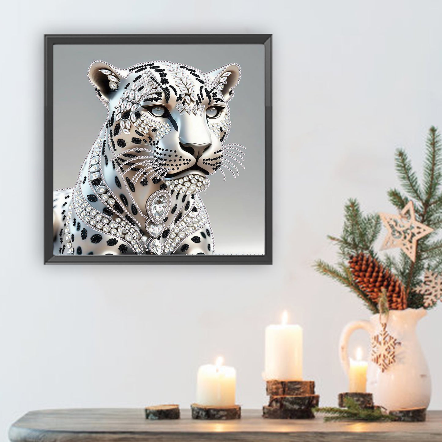 Leopard - Special Shaped Drill Diamond Painting 30*30CM