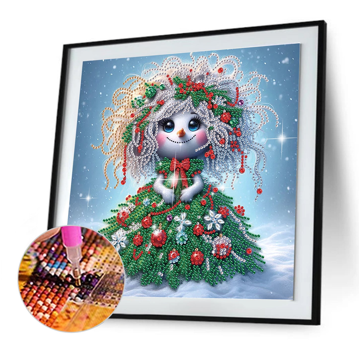 Christmas Skull - Special Shaped Drill Diamond Painting 30*30CM