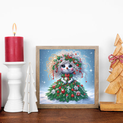 Christmas Skull - Special Shaped Drill Diamond Painting 30*30CM