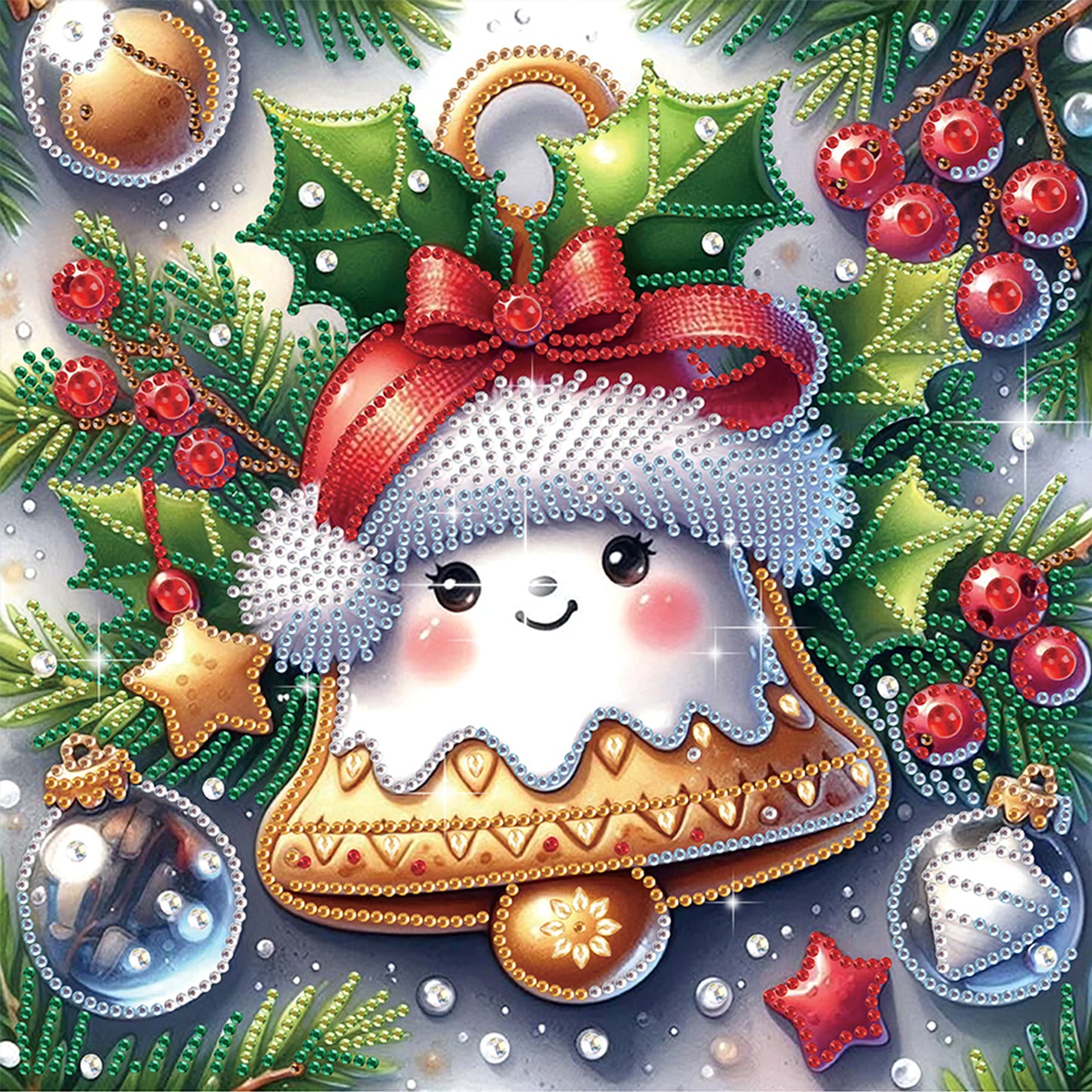 Jingle Bells - Special Shaped Drill Diamond Painting 30*30CM