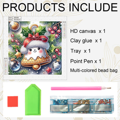 Jingle Bells - Special Shaped Drill Diamond Painting 30*30CM