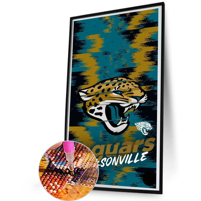 Jacksonville Jaguars - Full Round Drill Diamond Painting 30*55CM