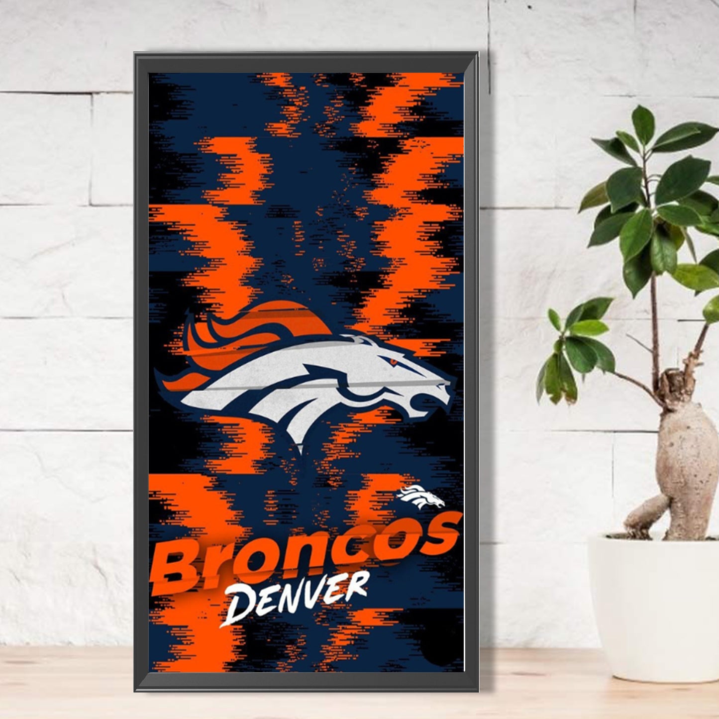 Denver Broncos - Full Round Drill Diamond Painting 30*55CM
