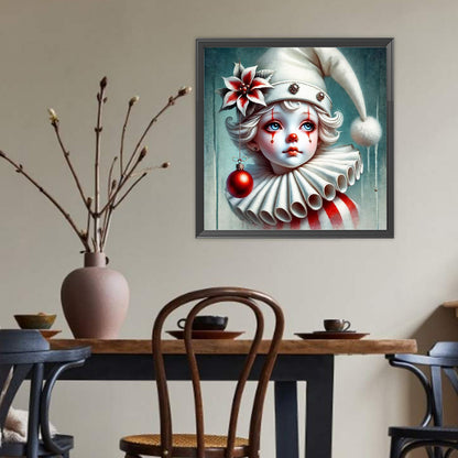 Child Clown - Full Round Drill Diamond Painting 40*40CM