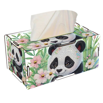 Wooden Diamond Painting Tissue Box for Home and Office Decoration (CZH003)