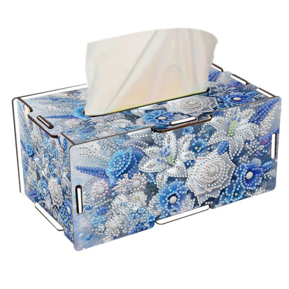 Flower DIY Diamond Art Paper Towel Holder for Home and Office Decoration
