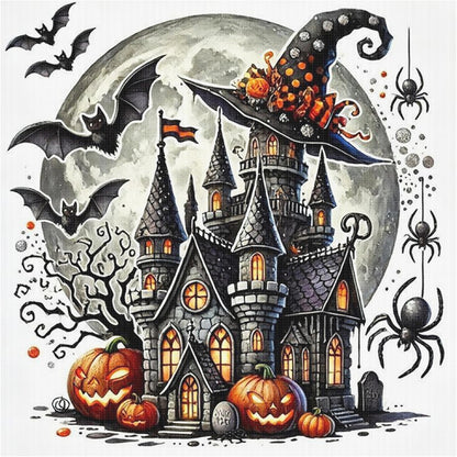 Magic Cottage - 11CT Stamped Cross Stitch 40*40CM