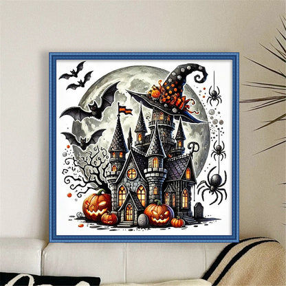 Magic Cottage - 11CT Stamped Cross Stitch 40*40CM