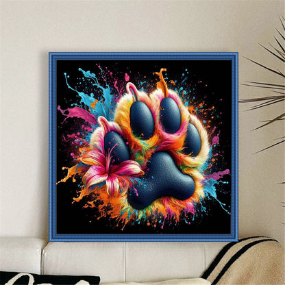 Cat'S Paw - 11CT Stamped Cross Stitch 40*40CM