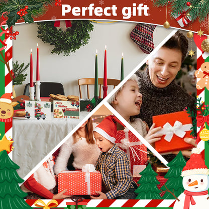 10PCS DIY Xmas Diamond Art Crystal Scratch Card Handmade Gift Card (Christmas)