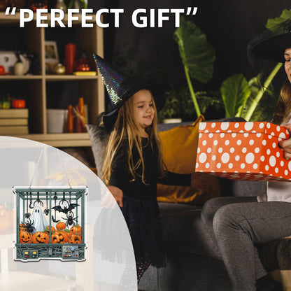 2D Flat DIY Hanging Diamond Art Kits DIY Home Decor Hanging Charm (Halloween)