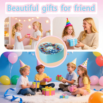 Wreath DIY Diamond Painting Heart-Shaped Jewelry Box Decorative Storage Case