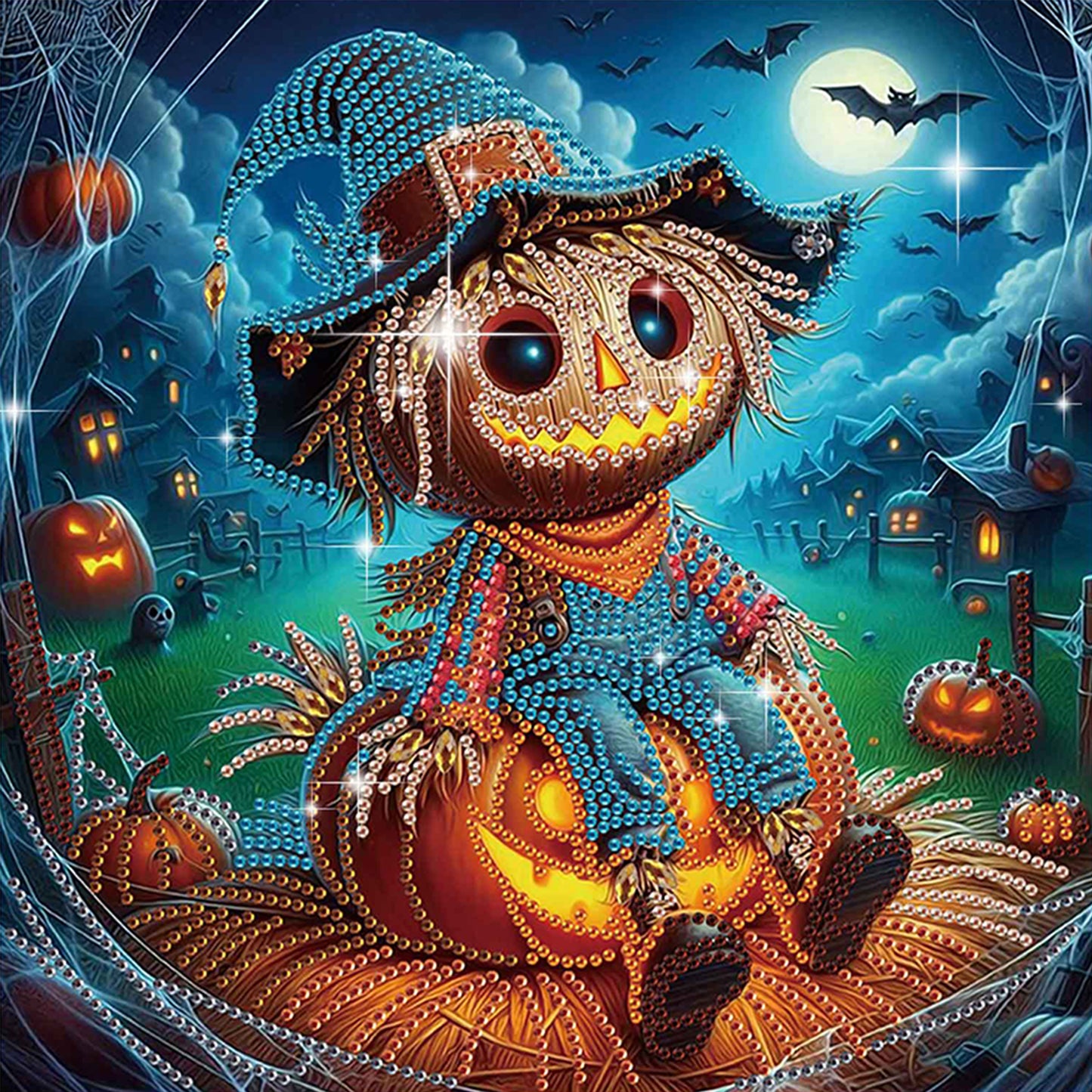 Halloween Scarecrow - Special Shaped Drill Diamond Painting 30*30CM