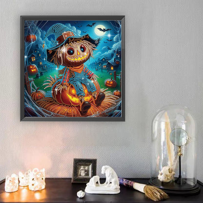 Halloween Scarecrow - Special Shaped Drill Diamond Painting 30*30CM