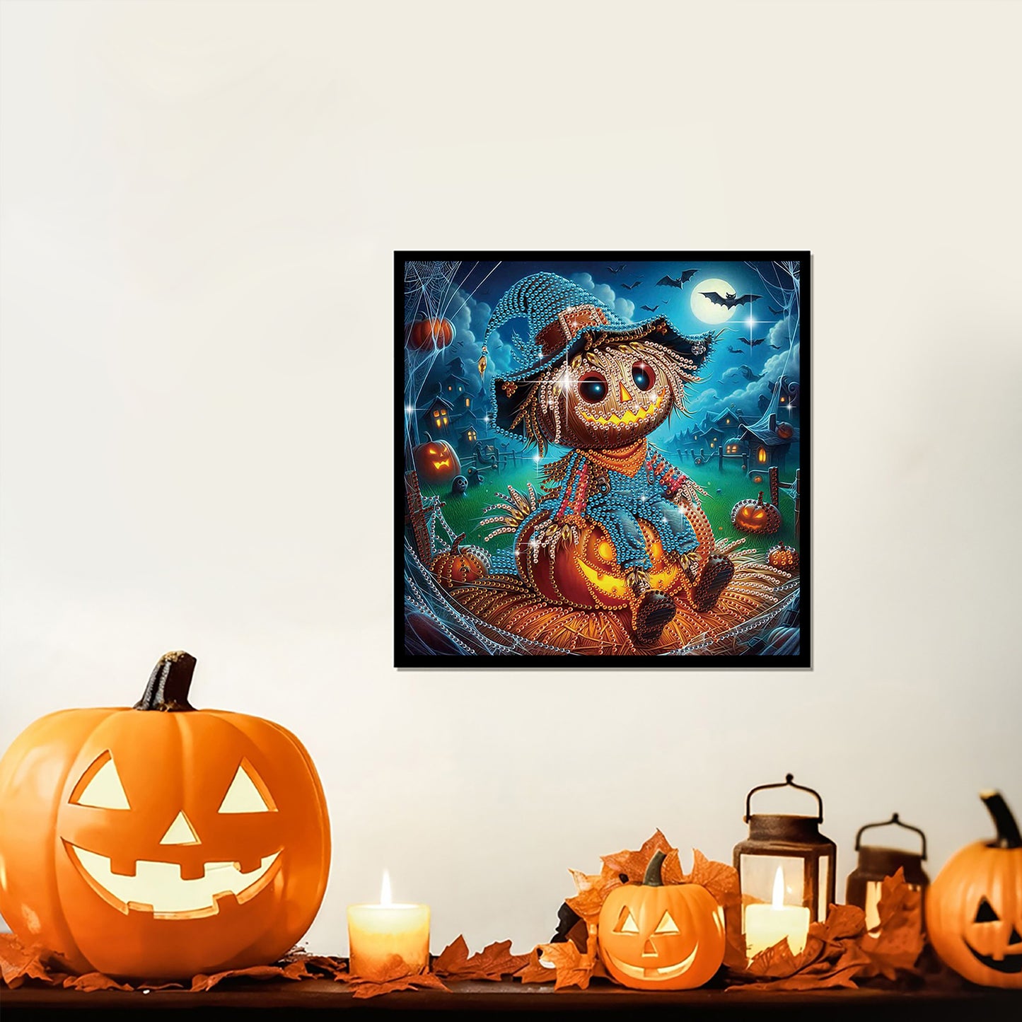Halloween Scarecrow - Special Shaped Drill Diamond Painting 30*30CM