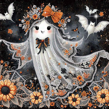 Halloween Ghost - Special Shaped Drill Diamond Painting 30*30CM