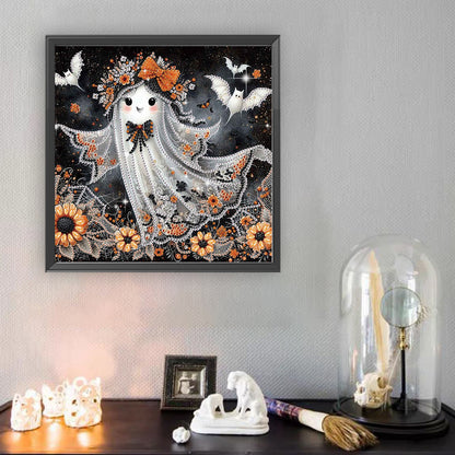 Halloween Ghost - Special Shaped Drill Diamond Painting 30*30CM