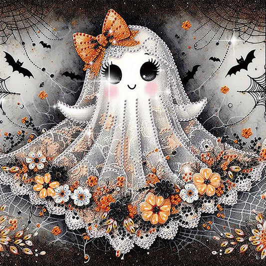 Halloween Ghost - Special Shaped Drill Diamond Painting 30*30CM