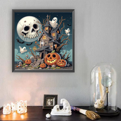 Halloween Spooky House - Special Shaped Drill Diamond Painting 30*30CM