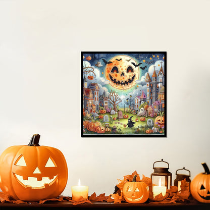 Halloween Atmosphere - Special Shaped Drill Diamond Painting 30*30CM