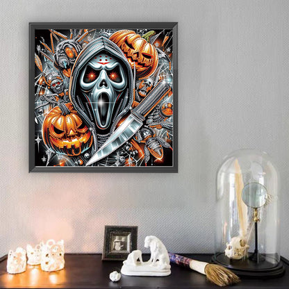 Halloween Skeleton - Special Shaped Drill Diamond Painting 30*30CM