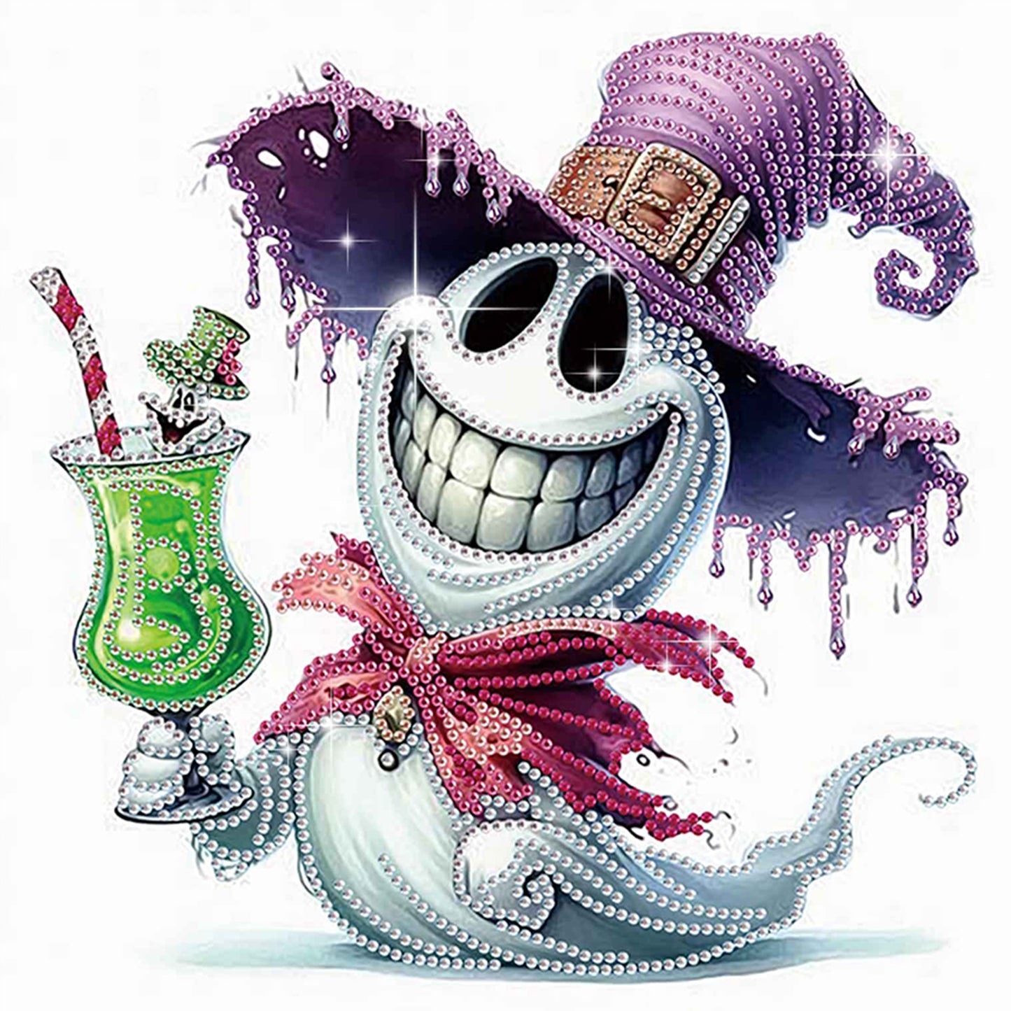 Halloween Ghost - Special Shaped Drill Diamond Painting 30*30CM