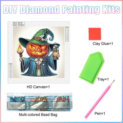 Halloween - Special Shaped Drill Diamond Painting 30*30CM
