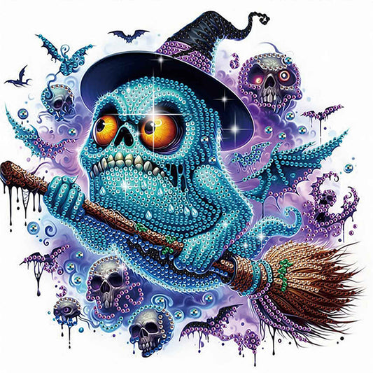 Halloween Monsters - Special Shaped Drill Diamond Painting 30*30CM