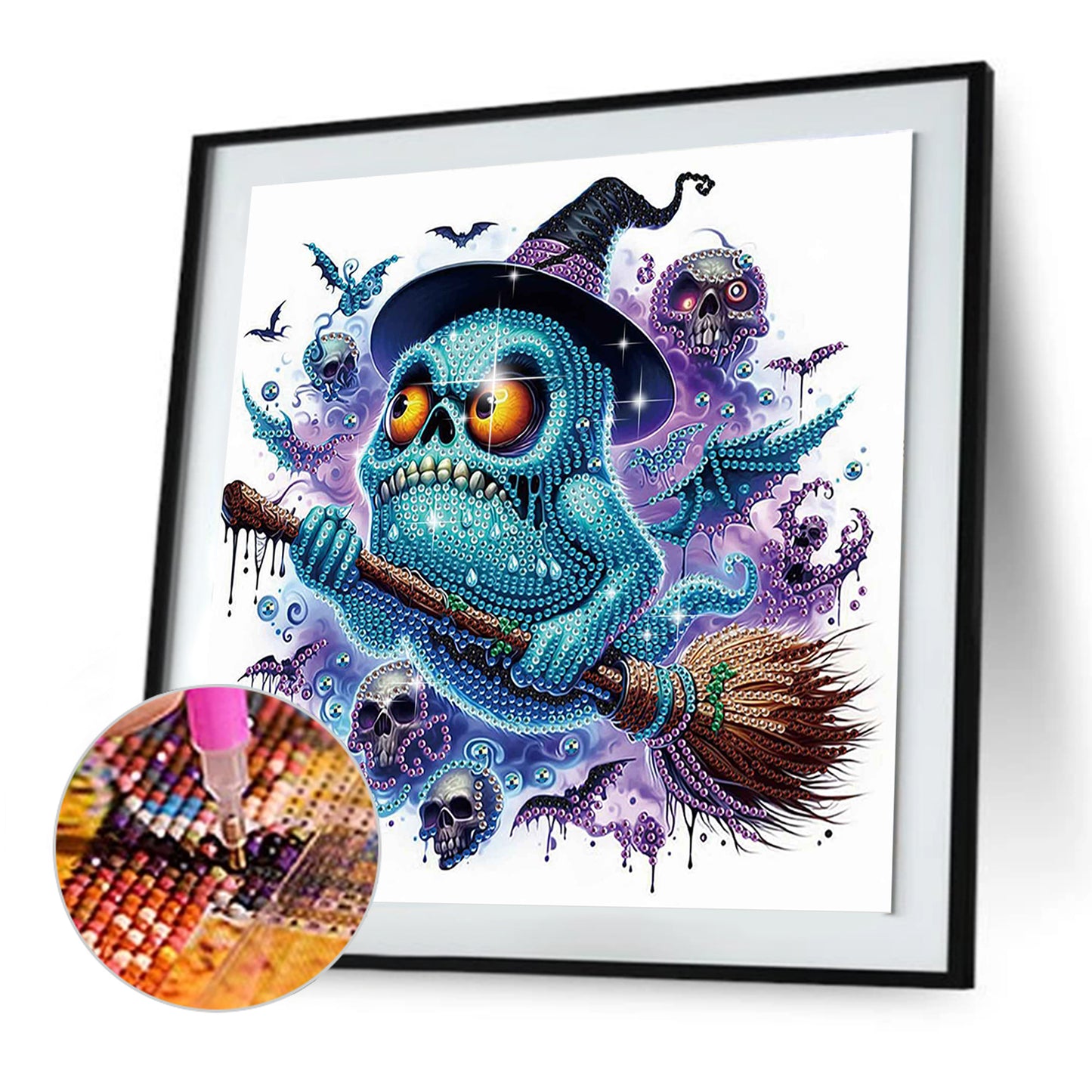 Halloween Monsters - Special Shaped Drill Diamond Painting 30*30CM