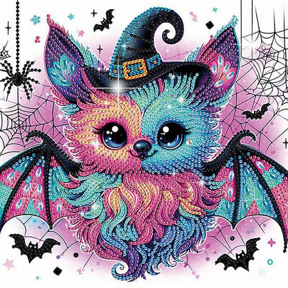 Halloween Owl - Special Shaped Drill Diamond Painting 30*30CM