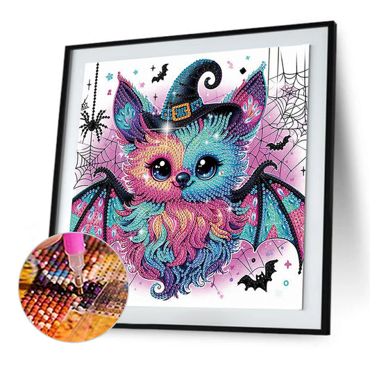 Halloween Owl - Special Shaped Drill Diamond Painting 30*30CM