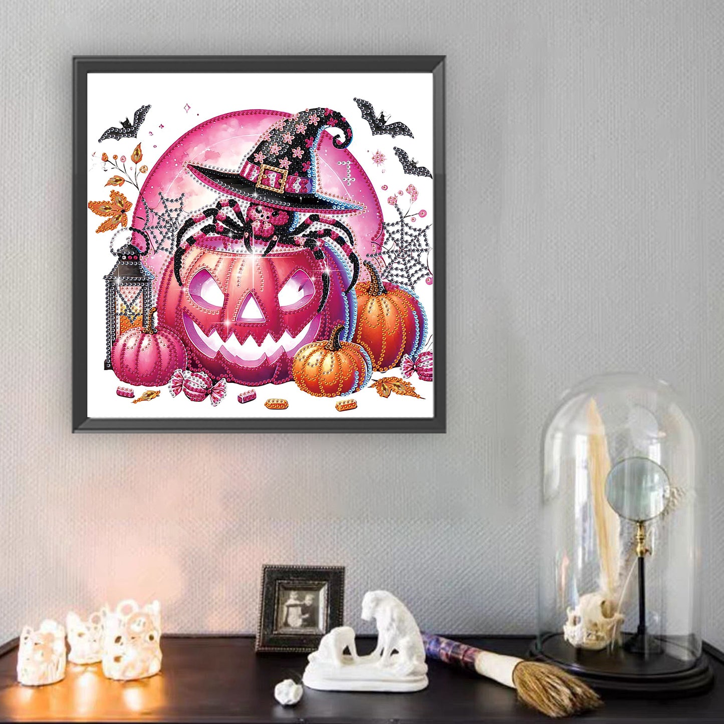 Halloween Pumpkin - Special Shaped Drill Diamond Painting 30*30CM