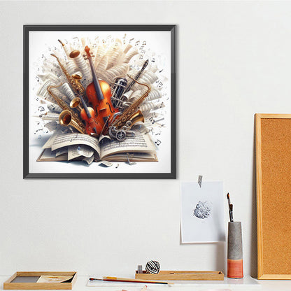 Musical Instruments - Full Round Drill Diamond Painting 40*40CM