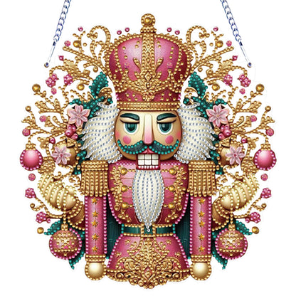 Xmas 5D DIY Special Shape Partial Drill Dimond Paintings Wall Decor 23.5x23cm Christmas